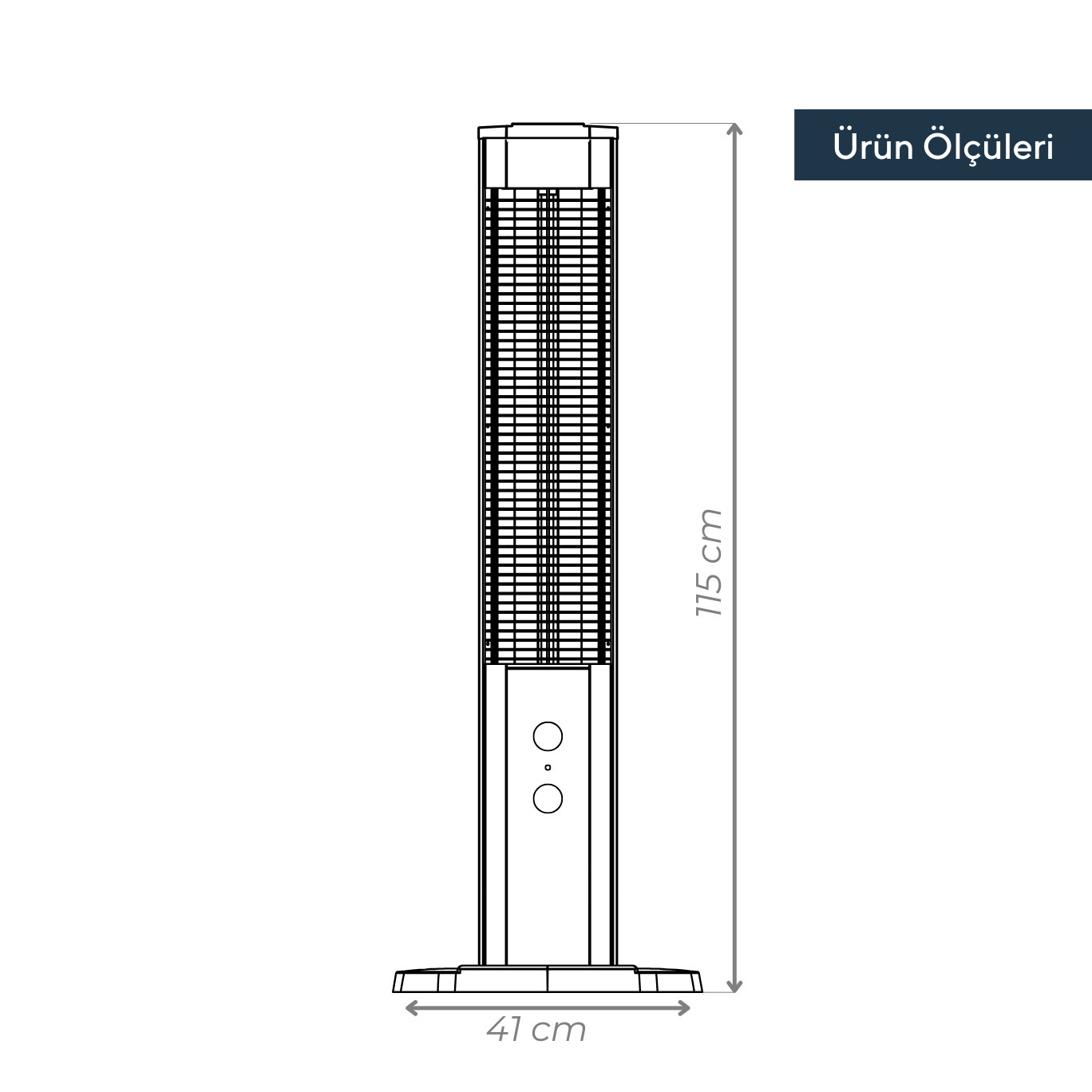 Kumtel Dual Orbit Kule Isıtıcı MH-2300