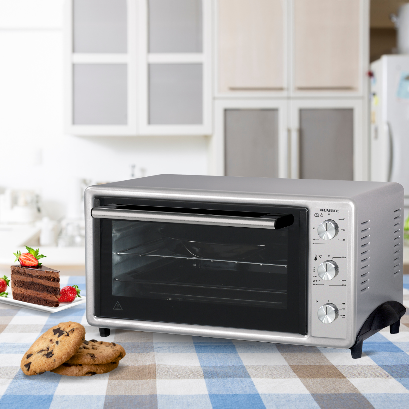 Kumtel Gri 40 Litre Mini Fırın LX-3520