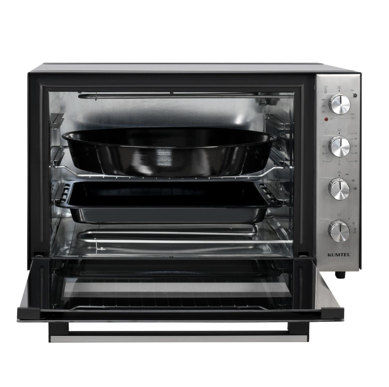 KUMTEL Gri Turbo 70 Litre Midi Fırın LX-9625