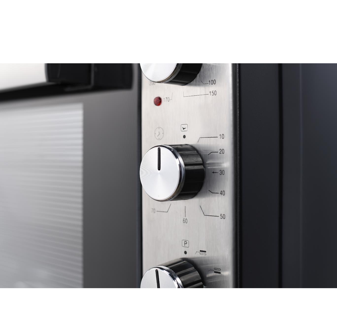 KUMTEL Gri Turbo 70 Litre Midi Fırın LX-9625