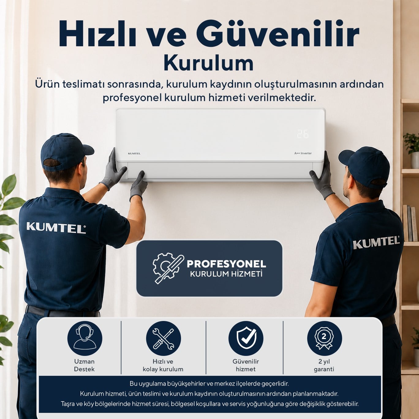 Kumtel Hinoki KMSAC-18 18.000 Btu  A++ Inverter Duvar Tipi Split Klima (Montaj Dahil)