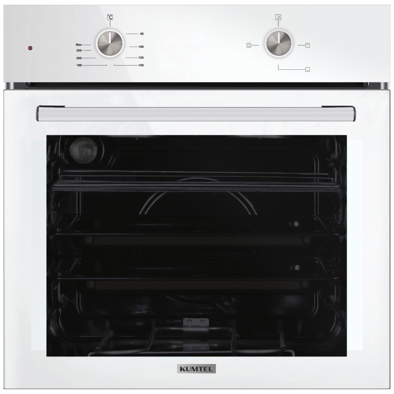 Kumtel Home Basic Beyaz Cam Ankastre Set