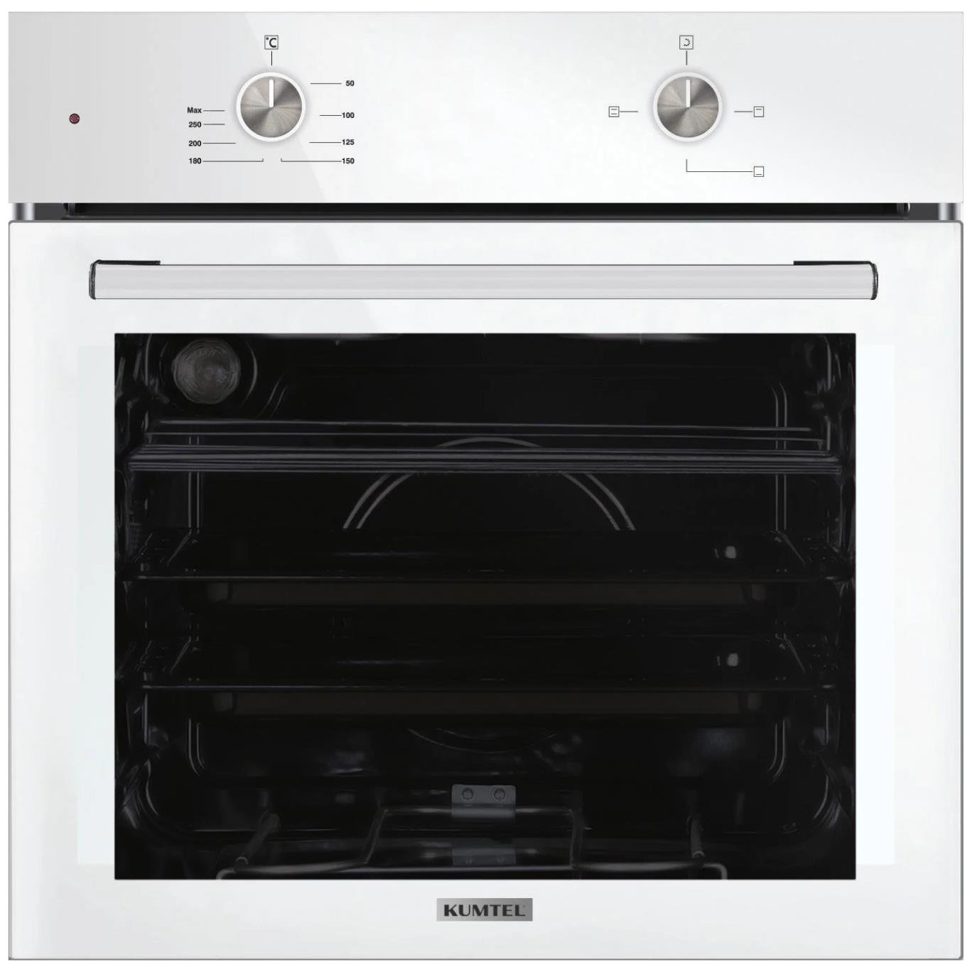 Kumtel Home Beyaz Cam Ankastre Set