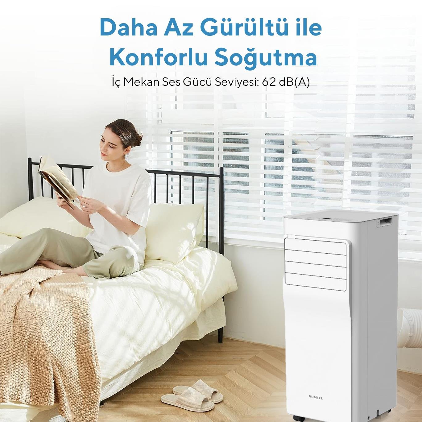 Kumtel Juniper Portatif Taşınabilir Klima KMPAC-7 