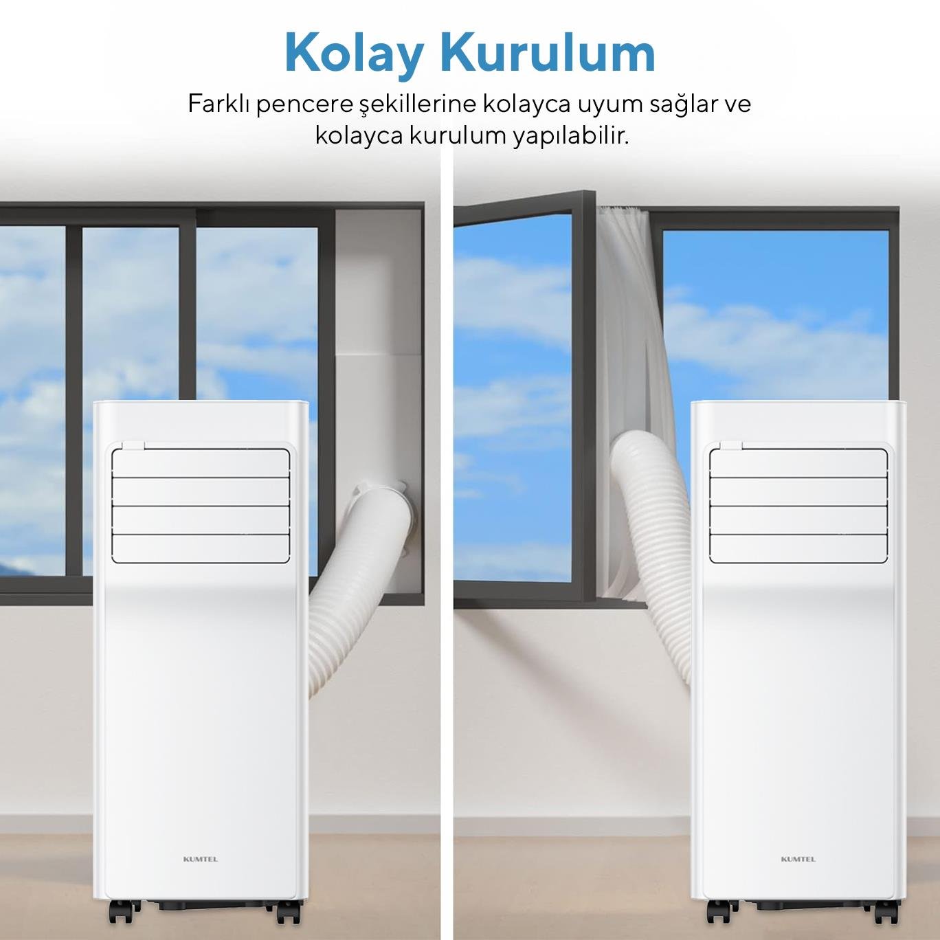 Kumtel Juniper Portatif Taşınabilir Klima KMPAC-7 