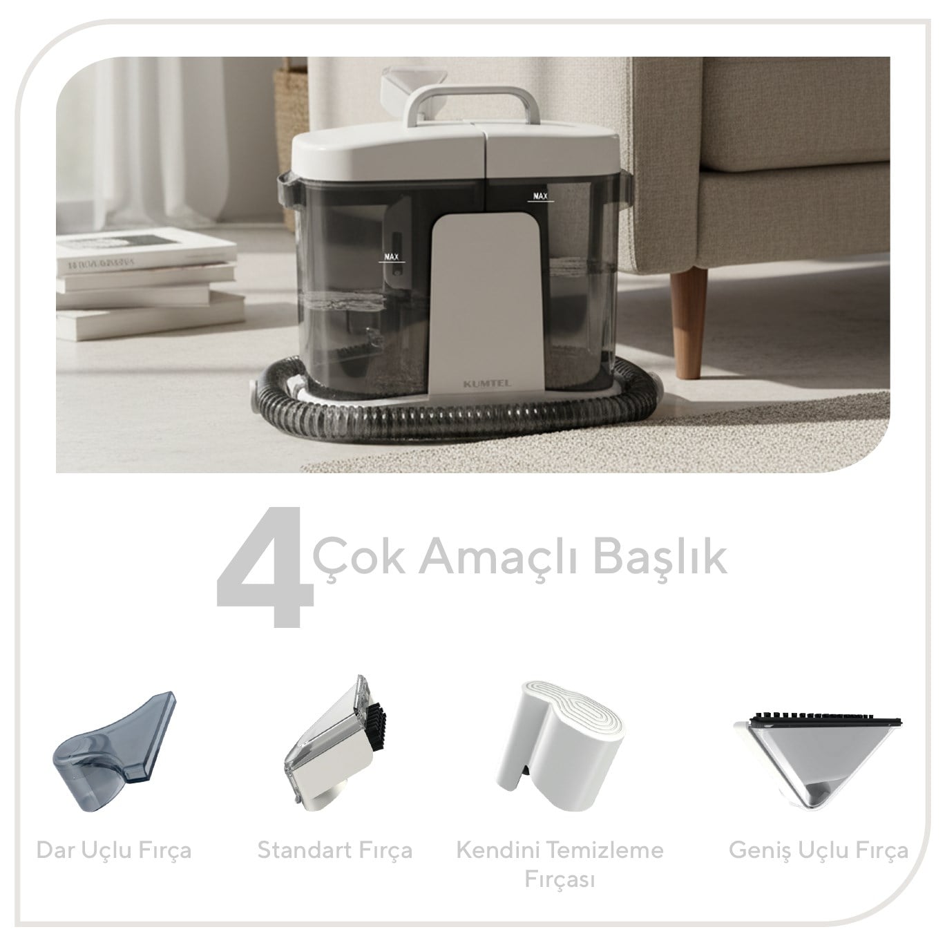 Kumtel Koltuk ve Halı Yıkama Makinesi HCC-05