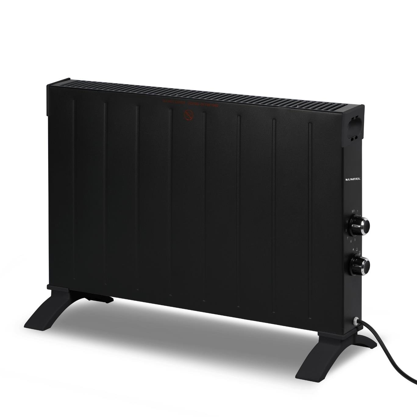 Kumtel Konvektör Siyah Konveksiyonel Isıtıcı 1000W 
