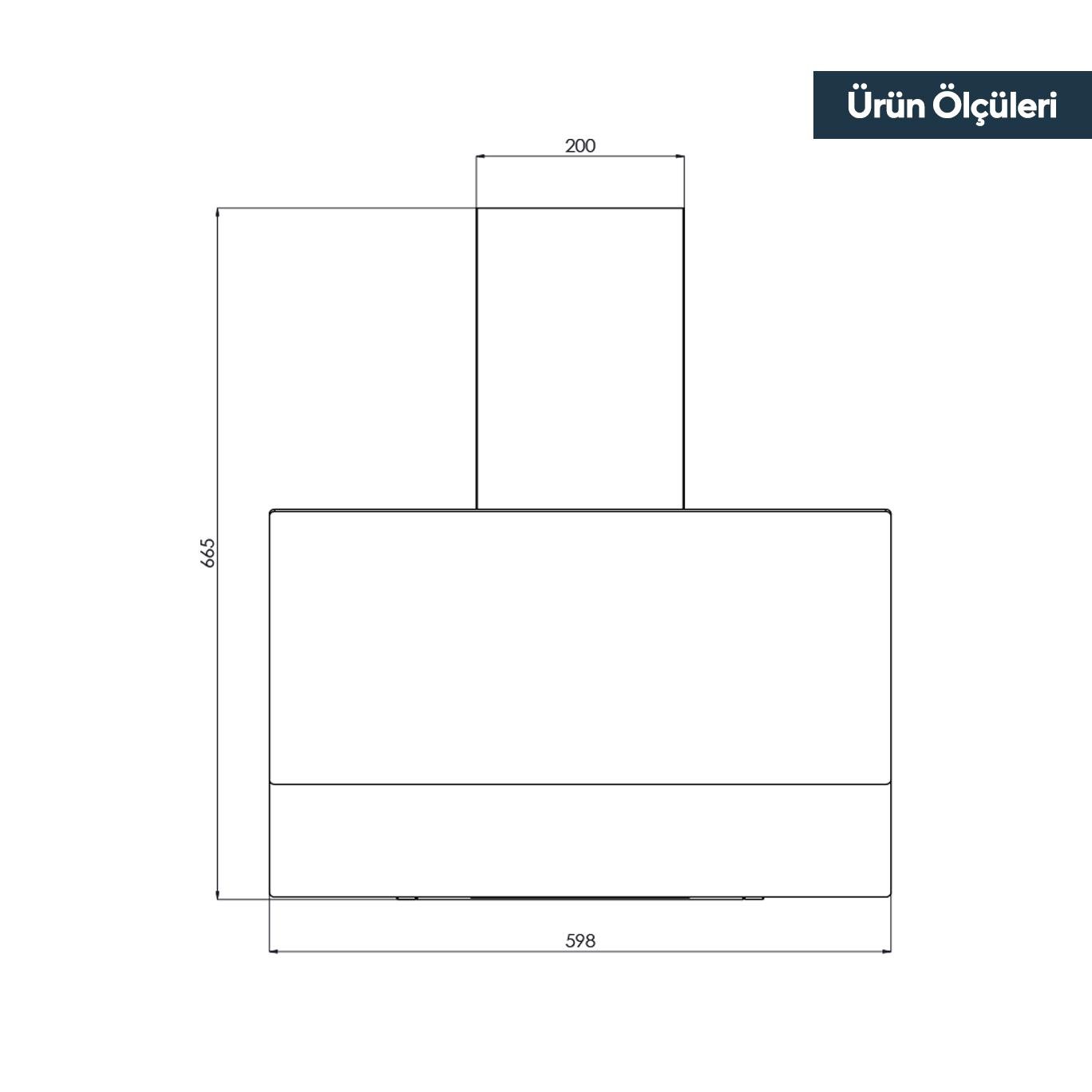 Kumtel Magic Cam Davlumbaz DA6-835