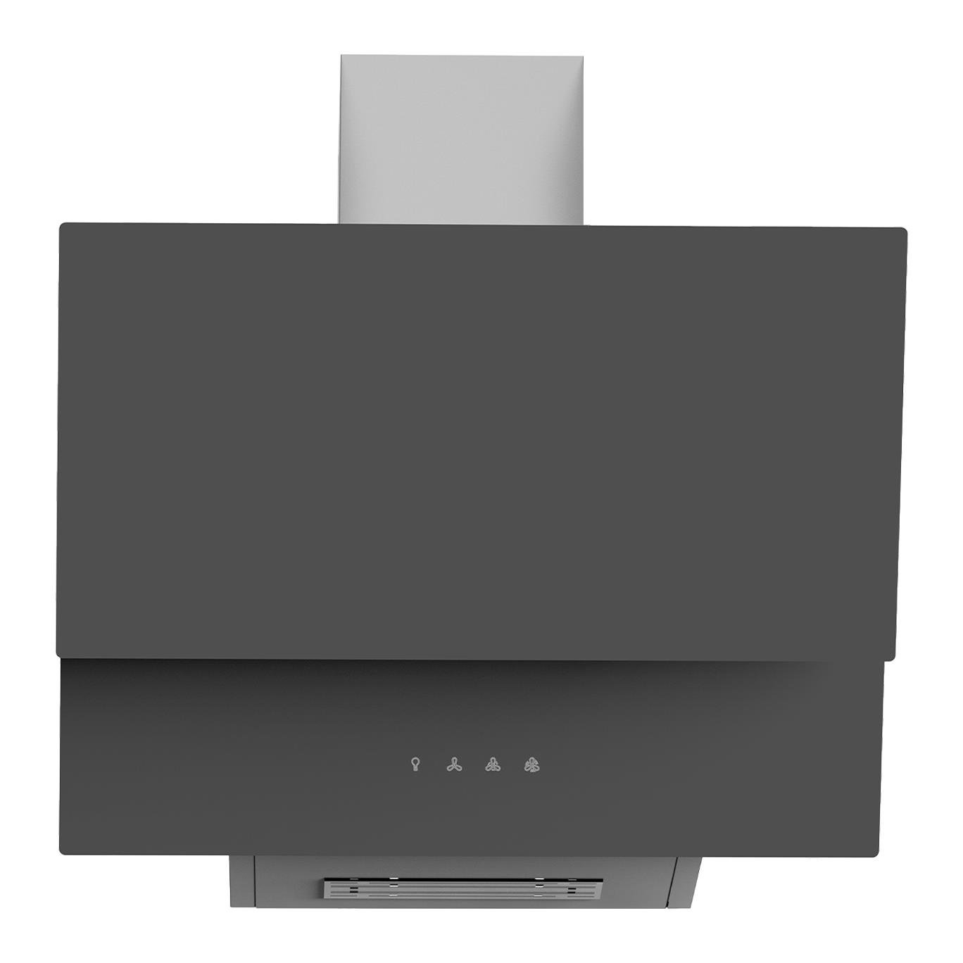 Kumtel Metalik Gri Cam Ankastre Davlumbaz DA6-835