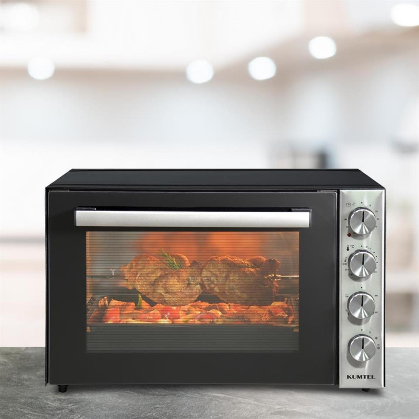 Kumtel Piliç Çevirmeli 71 Litre Midi Fırın LX-9645