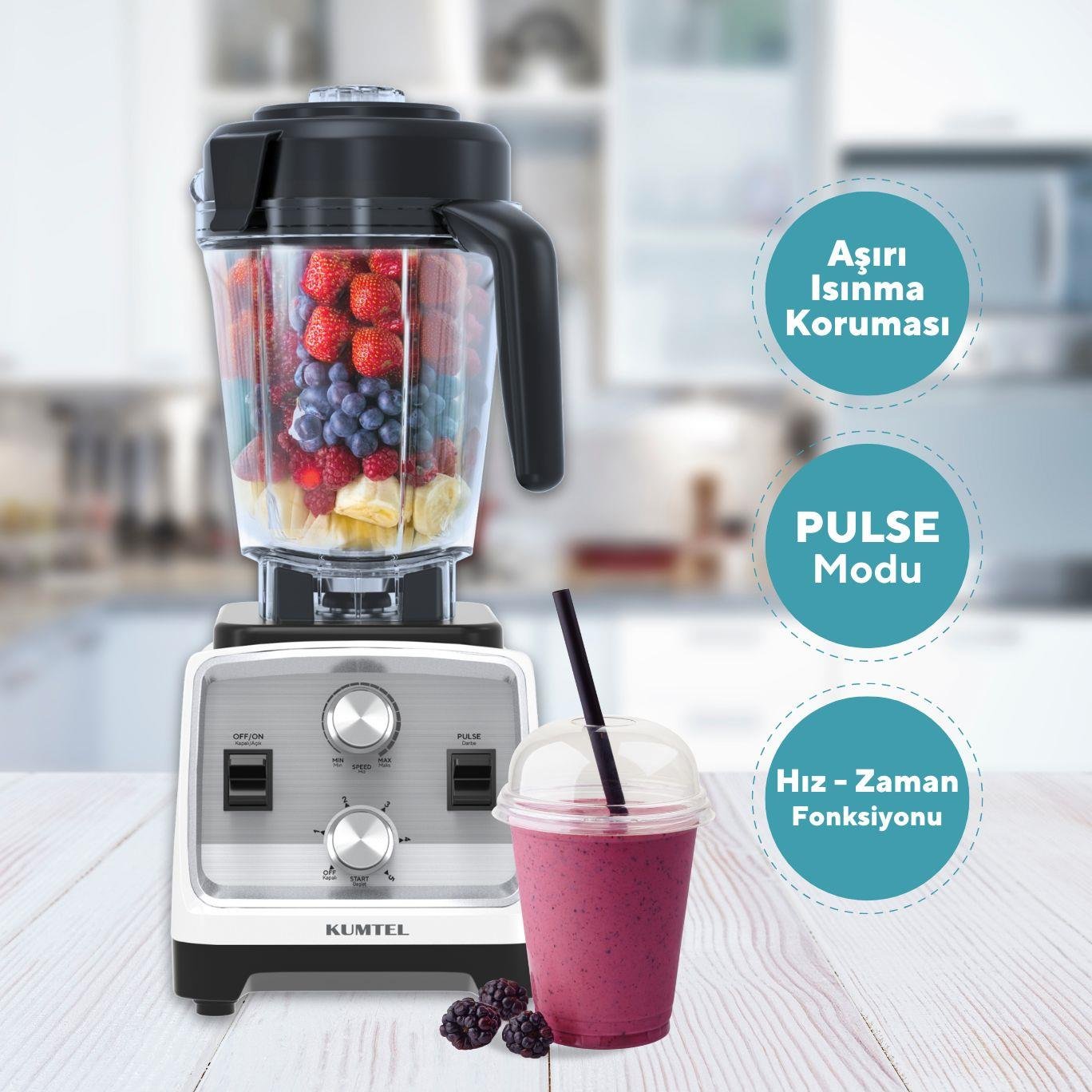 Kumtel Profesyonel Masa Blenderı HCTB-01