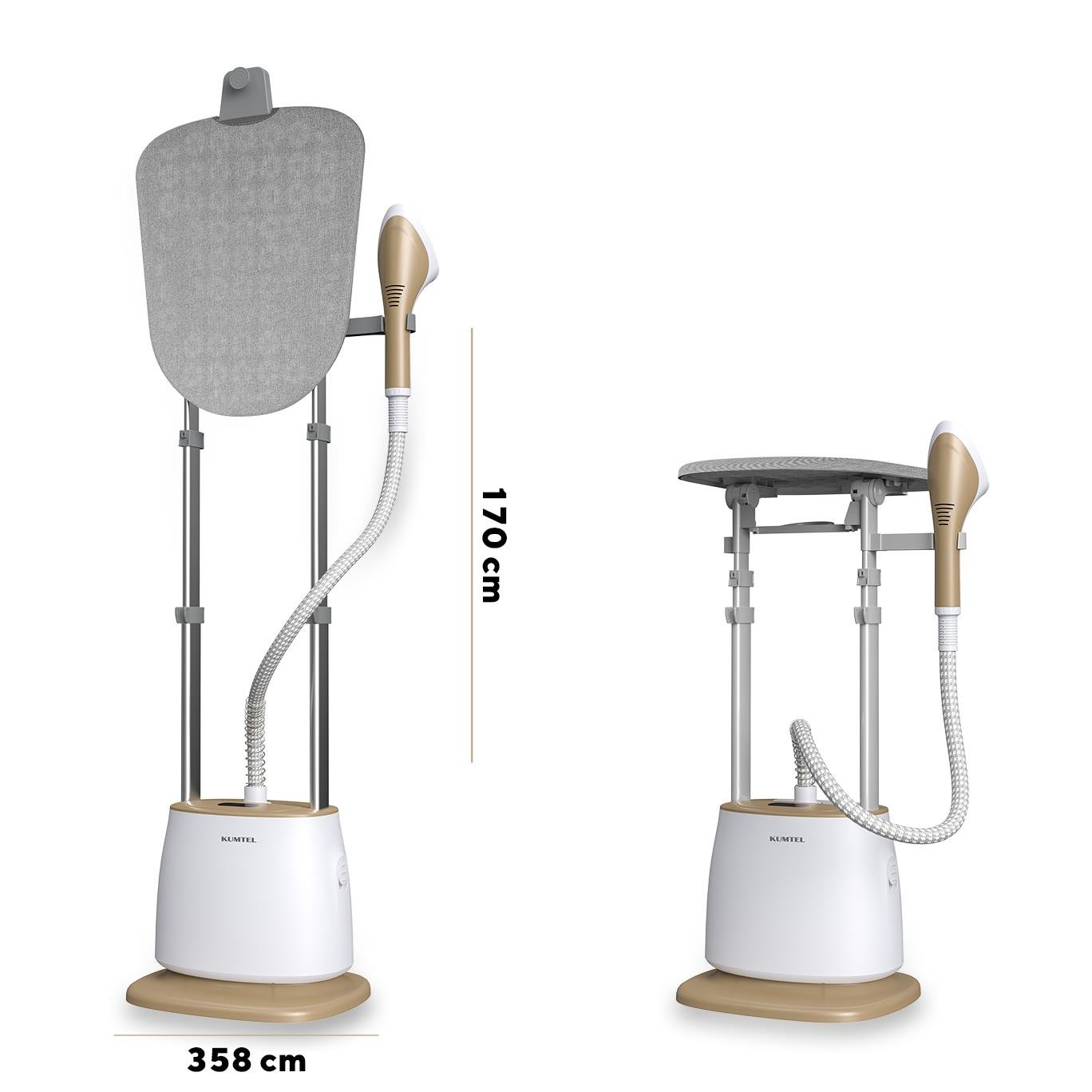 Kumtel Profesyonel Standlı Buharlı Kırışık Giderici HMGSP-05