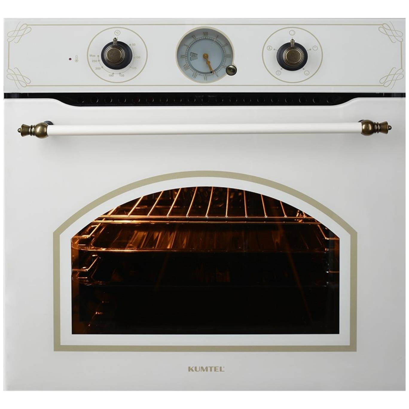 Kumtel Rustik Bej Cam Ankastre Fırın 