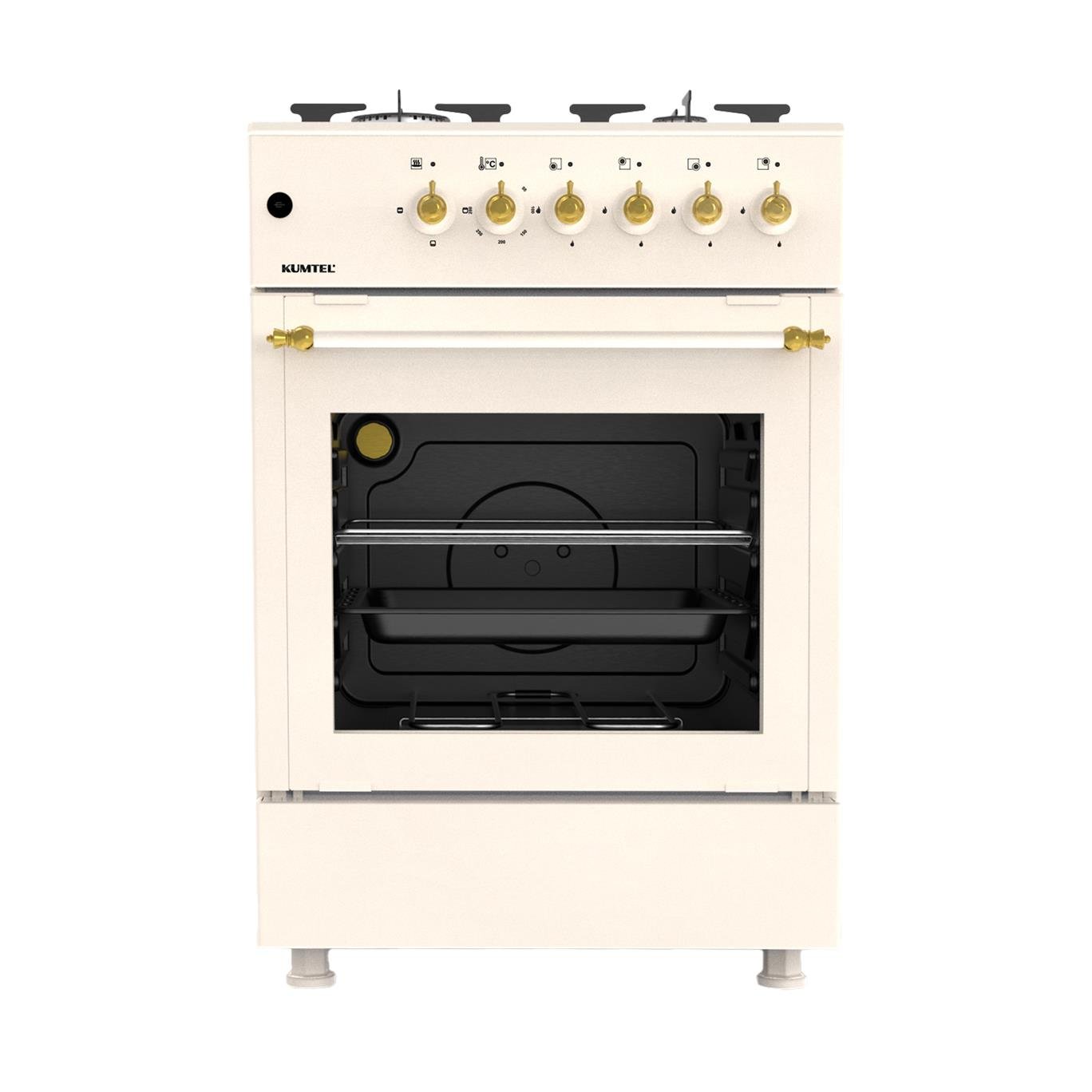 Kumtel Rustik Bej Tam Boy Fırın 662S-40F