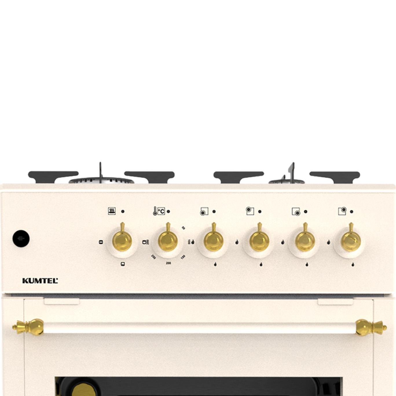 Kumtel Rustik Bej Tam Boy Fırın 662S-40F