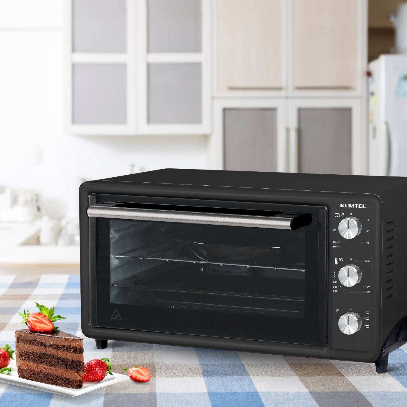 Kumtel Siyah 40 Litre Mini Fırın LX-3520
