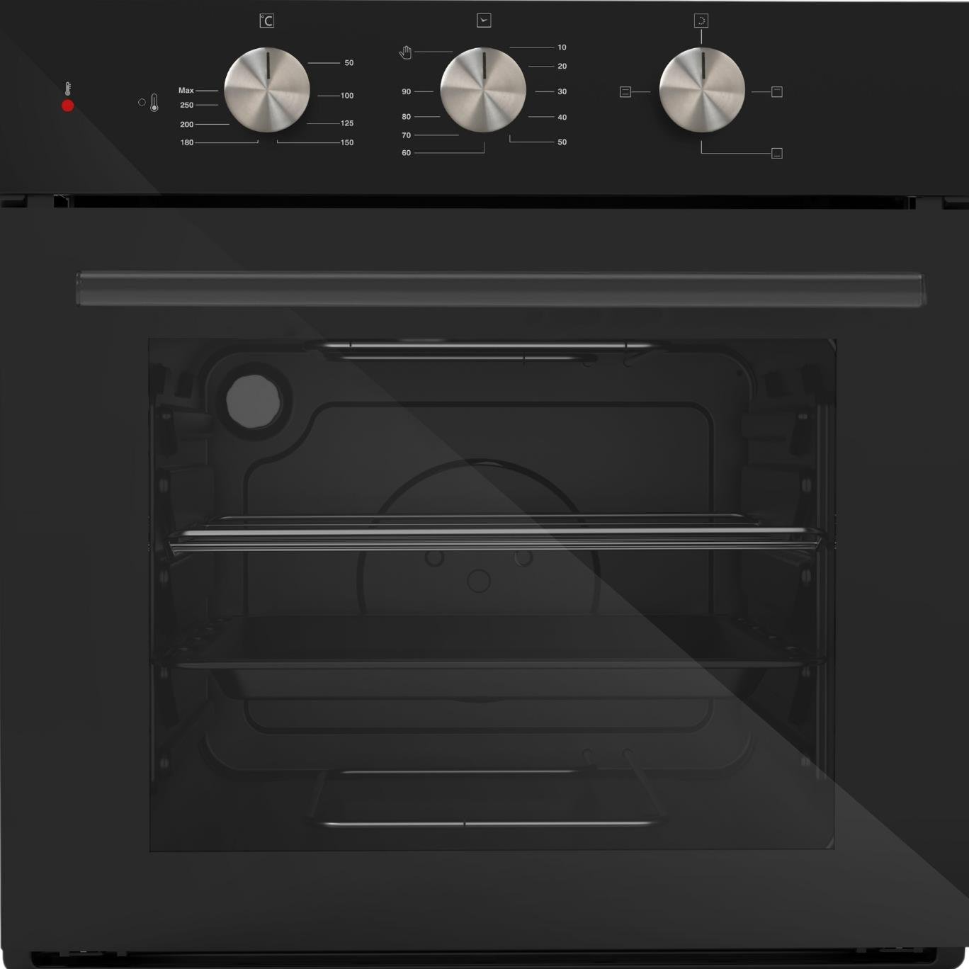 Kumtel Siyah Aspiratörlü Dizayn Ankastre Set