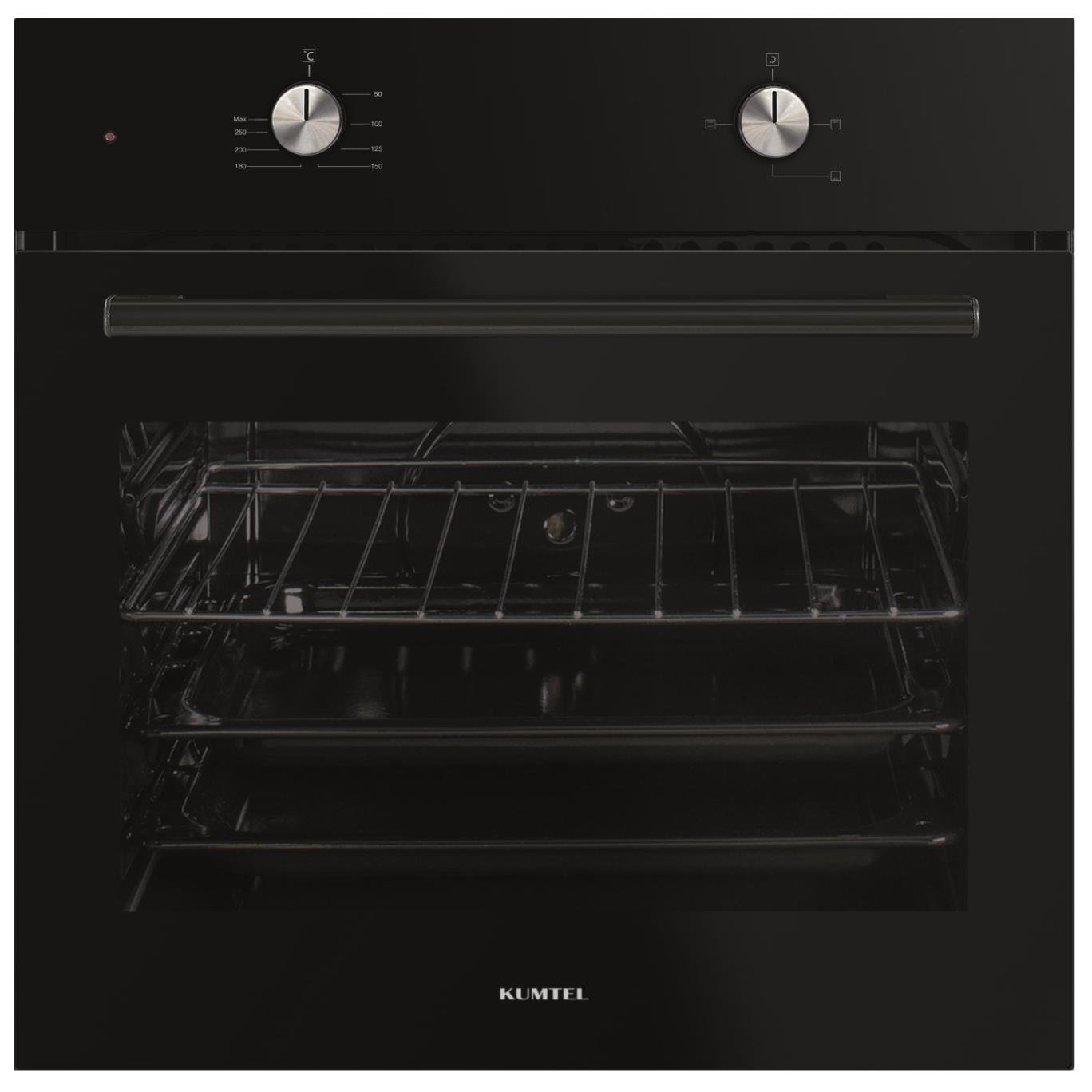 Kumtel Siyah Aspiratörlü Home Ankastre Set