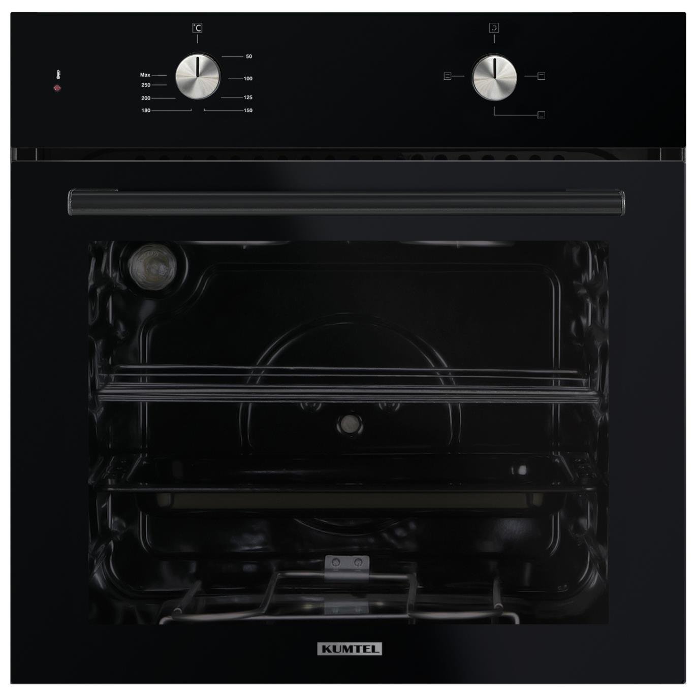 Kumtel Siyah Cam Ankastre Fırın 