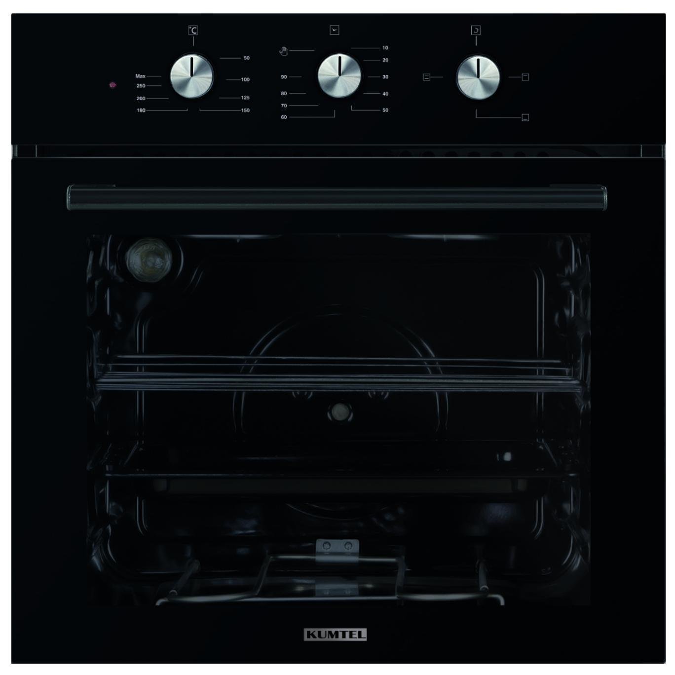 Kumtel Siyah Cam Ankastre Fırın B66-S2