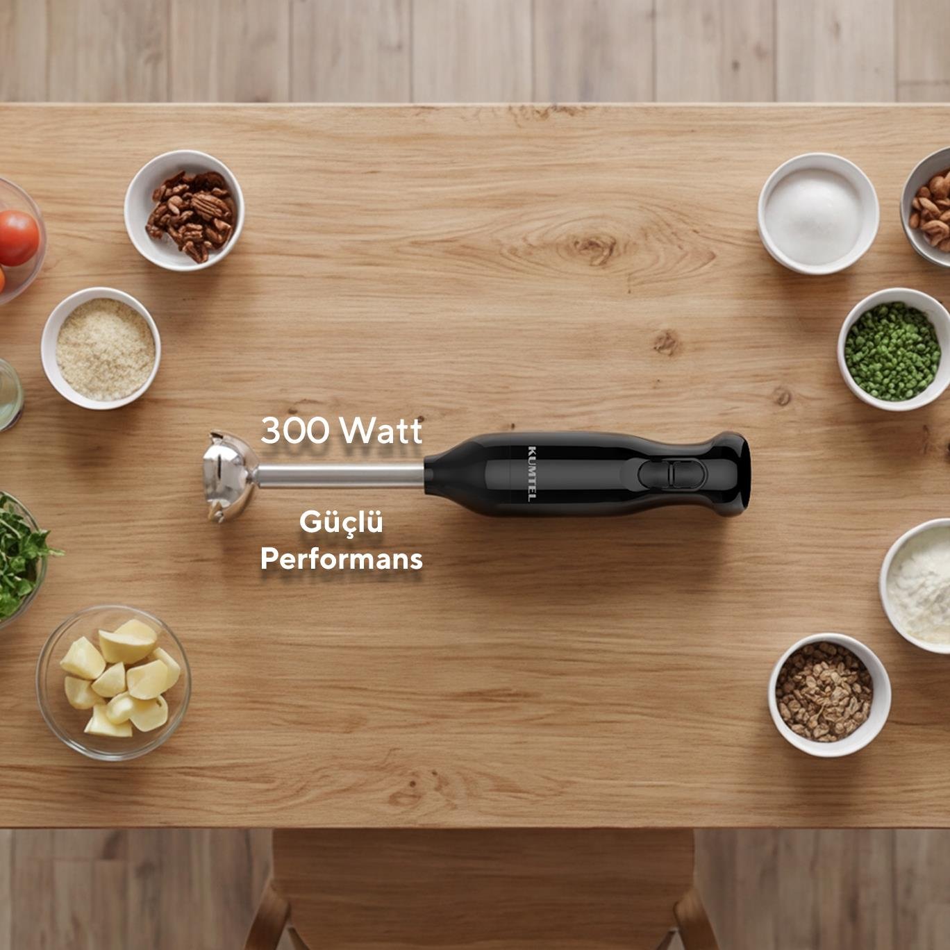 Kumtel Siyah El Blenderı HHB-12