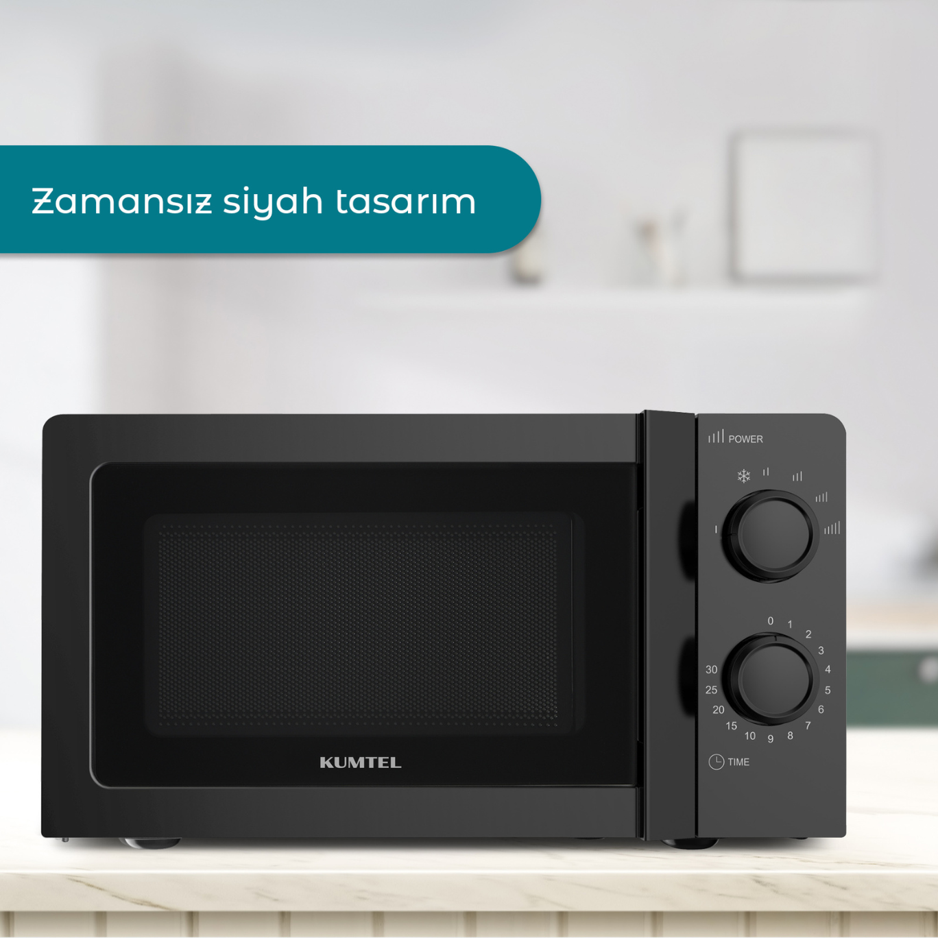 Kumtel Siyah Mikrodalga Fırın