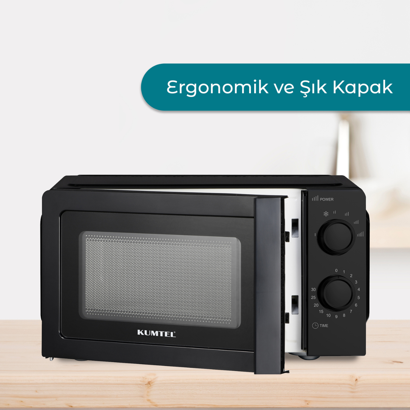 Kumtel Siyah Mikrodalga Fırın
