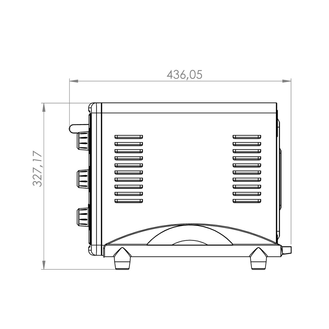Kumtel Siyah Rustik Turbo 40 Litre Mini Fırın LX-3525
