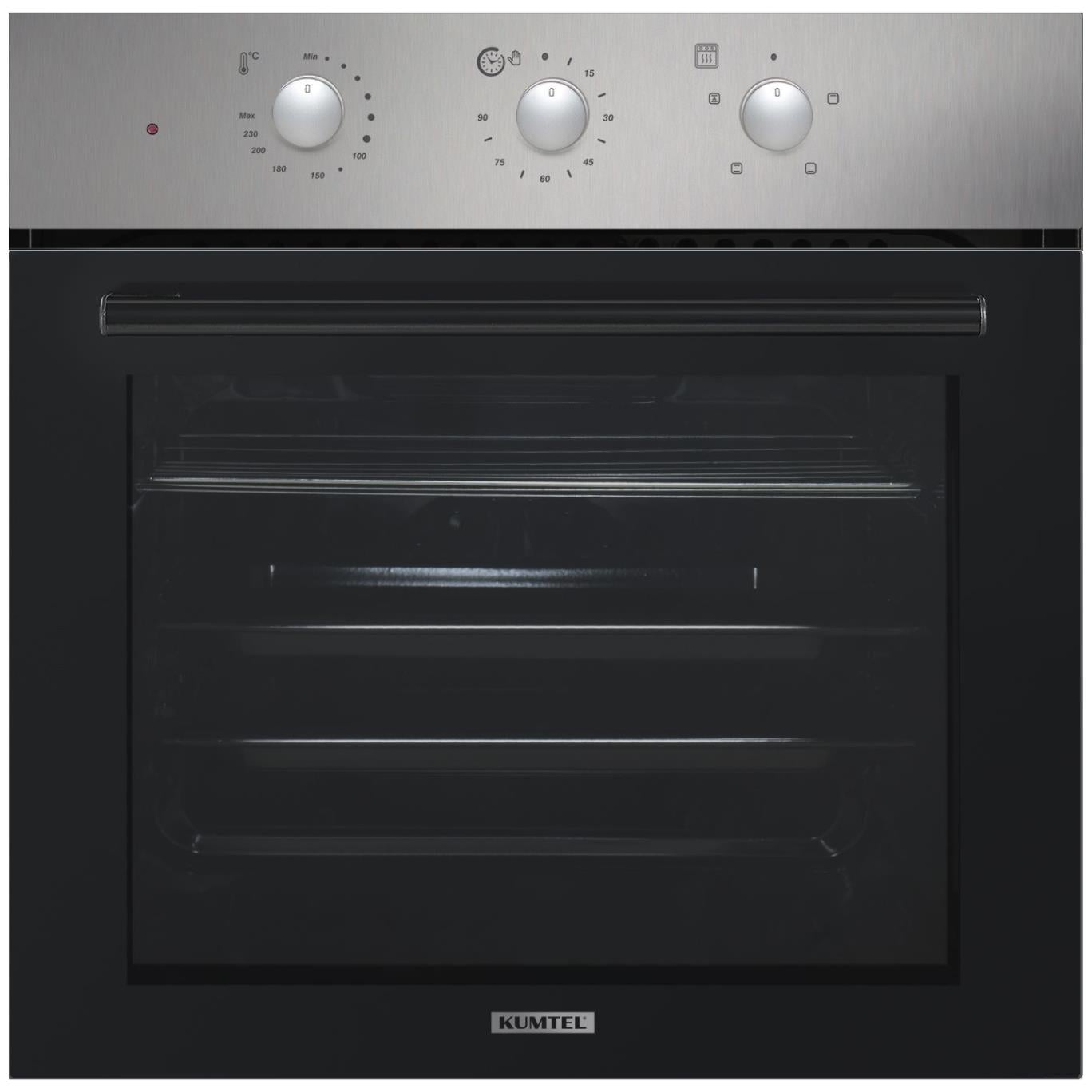 Kumtel Turbo Inox Ankastre 2'li Set (Fırın-Ocak)