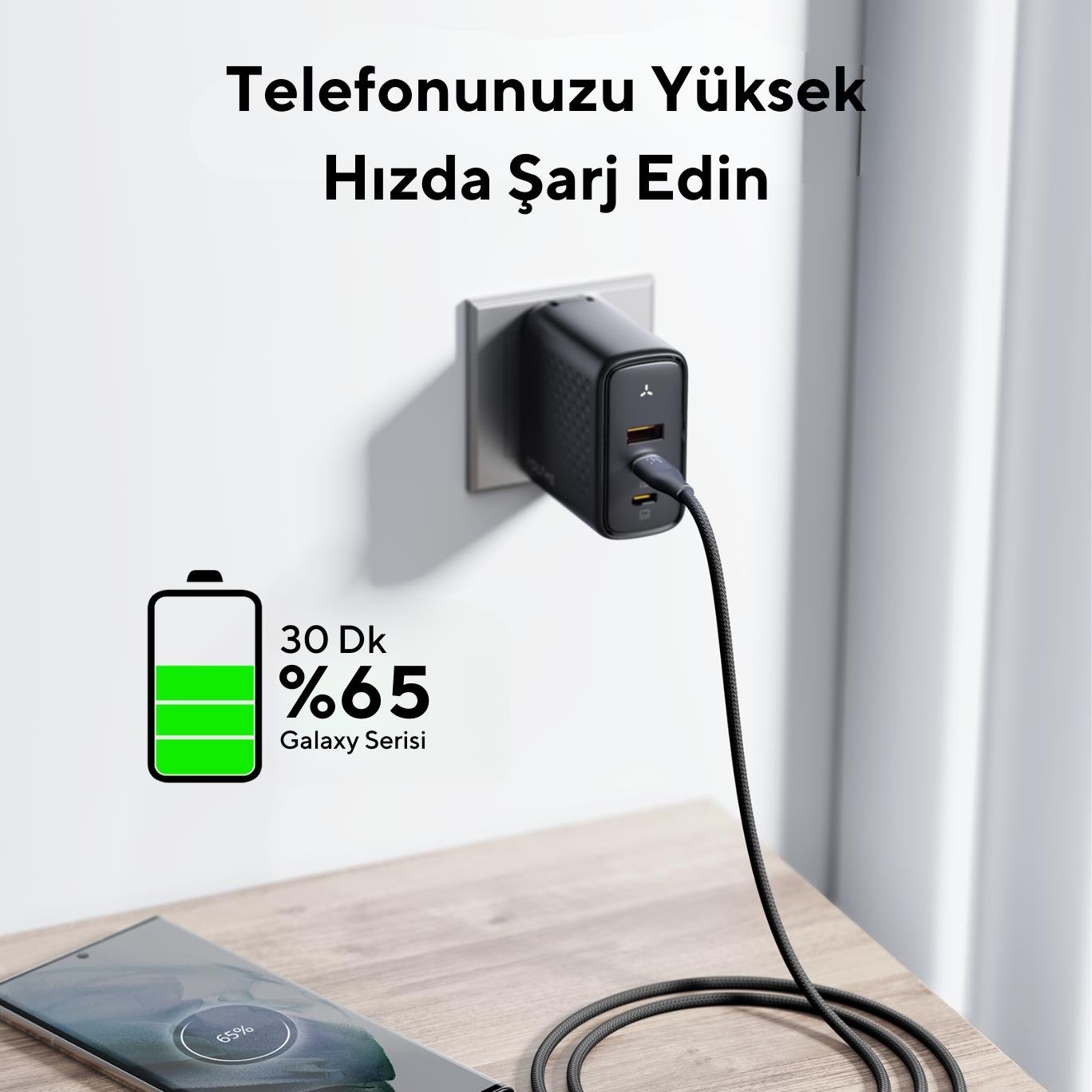 VOLTME C2053 RUGG 60W CTC ŞR KBL 1.8M 3A SYH