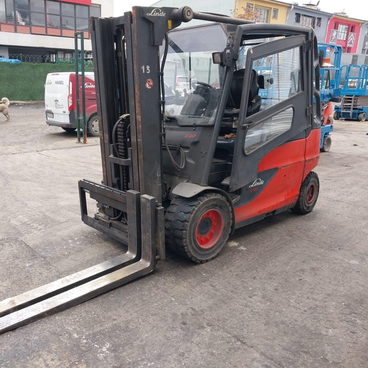 2013 Model LINDE E50L-388 Elektrikli Forklift (F1.3551) 