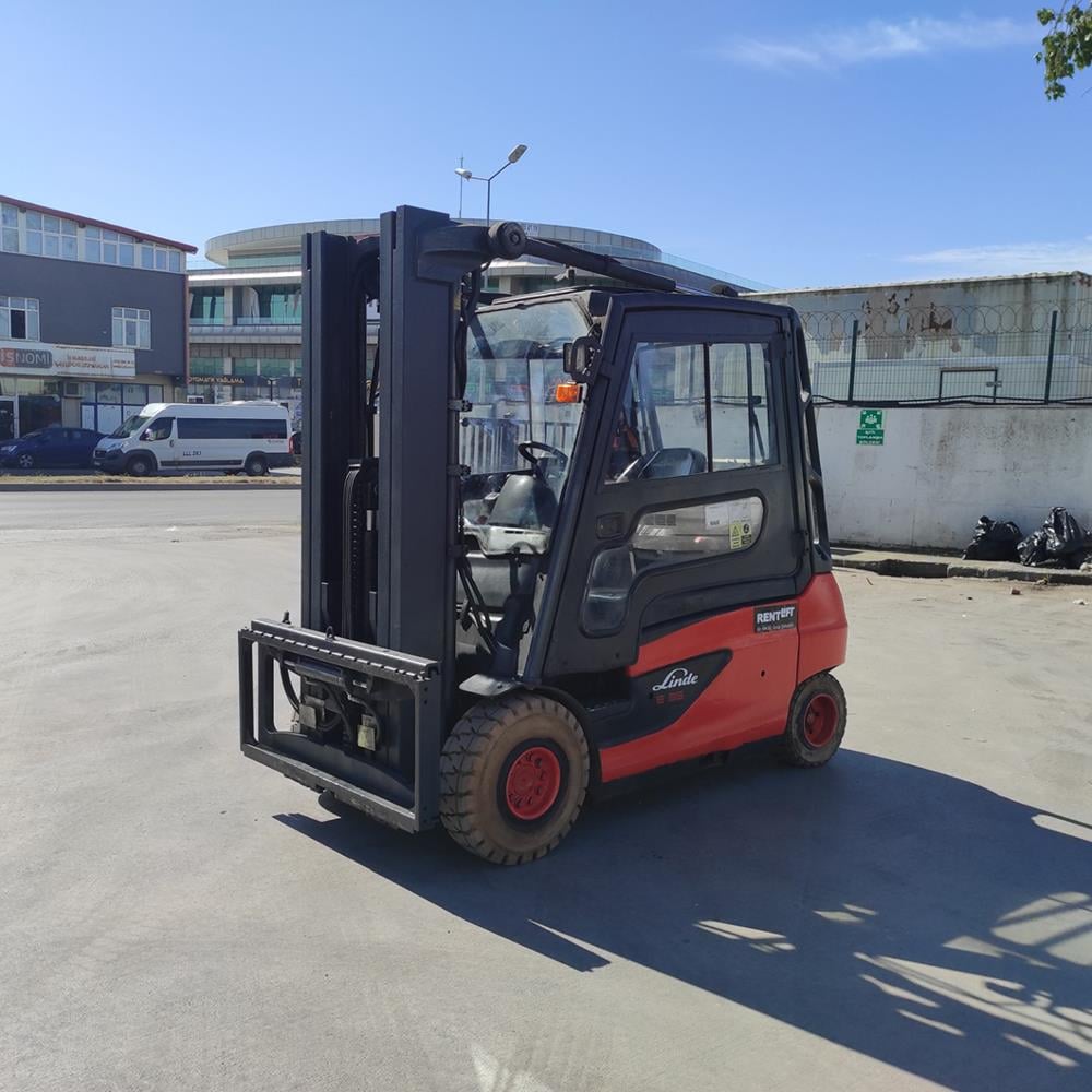 2014 Model LINDE E35L-387 Elektrikli Forklift (F1.4082)  [OPS]
