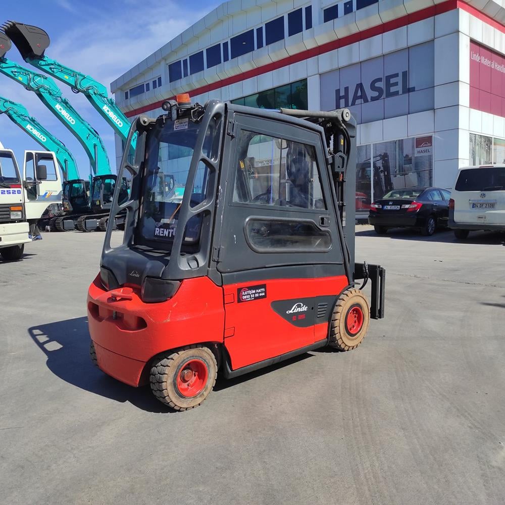 2014 Model LINDE E35L-387 Elektrikli Forklift (F1.4082)  [OPS]
