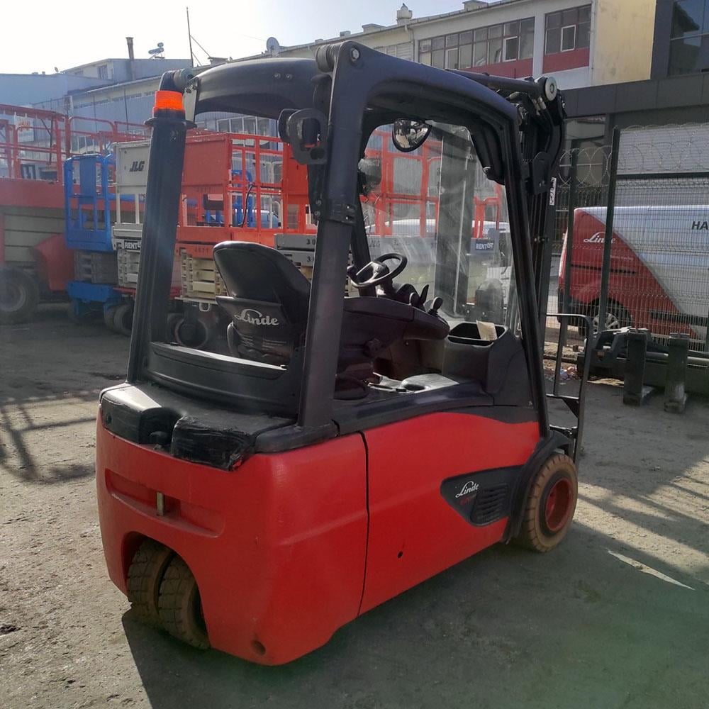 2016 Model LINDE E20L-386-02 Elektrikli Forklift (F9.8325)  [OPS]