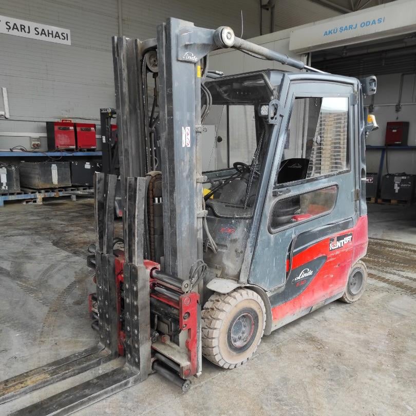 2017 Model LINDE E30L-387 Elektrikli Forklift (F1.5896)  [OPS]