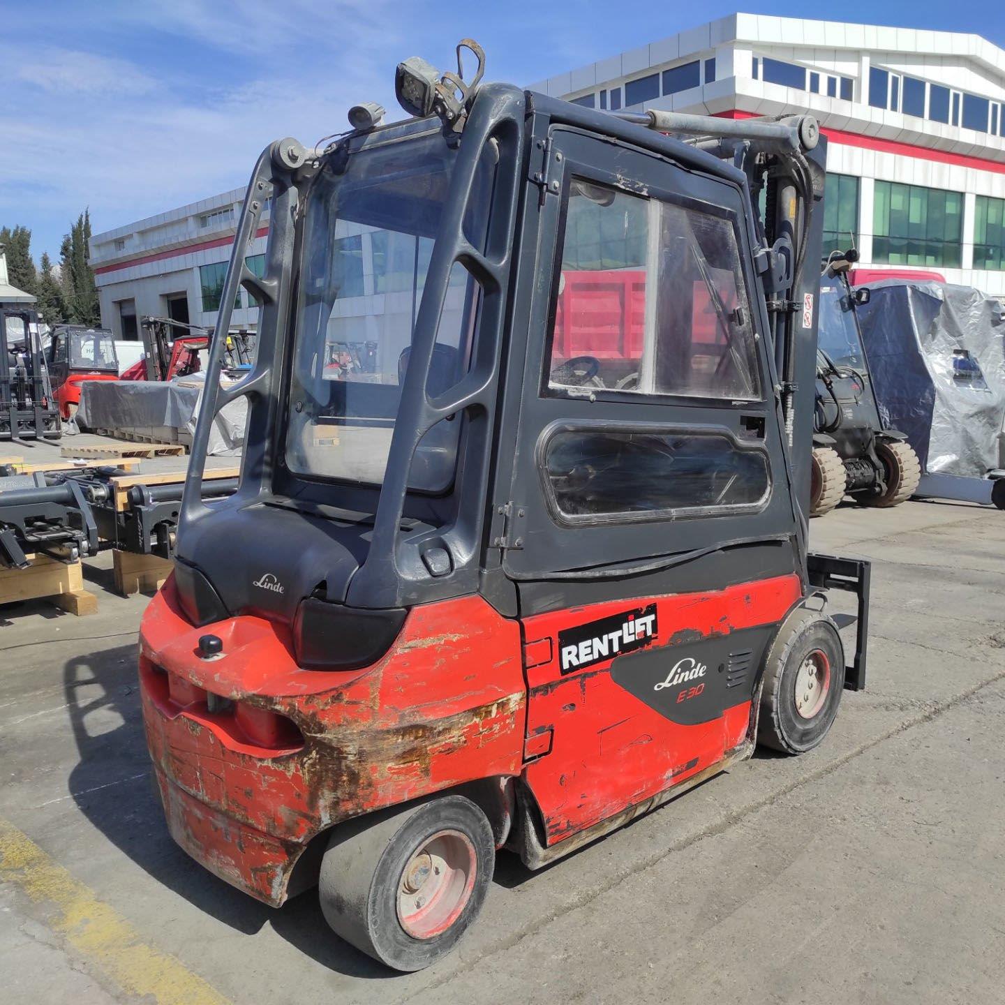 2018 Model LINDE E30-387 Elektrikli Forklift (F1.6385) 