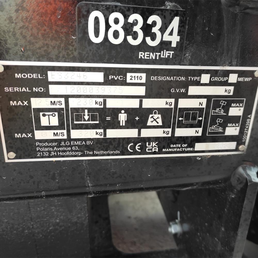 JLG 3246ES  Makaslı Platform Manlift 2022 Model (J1.8334) 