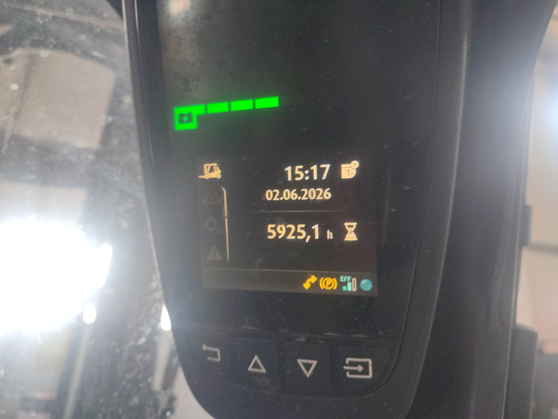 LINDE E16-386-02 Elektrikli Forklift (F1.7305)