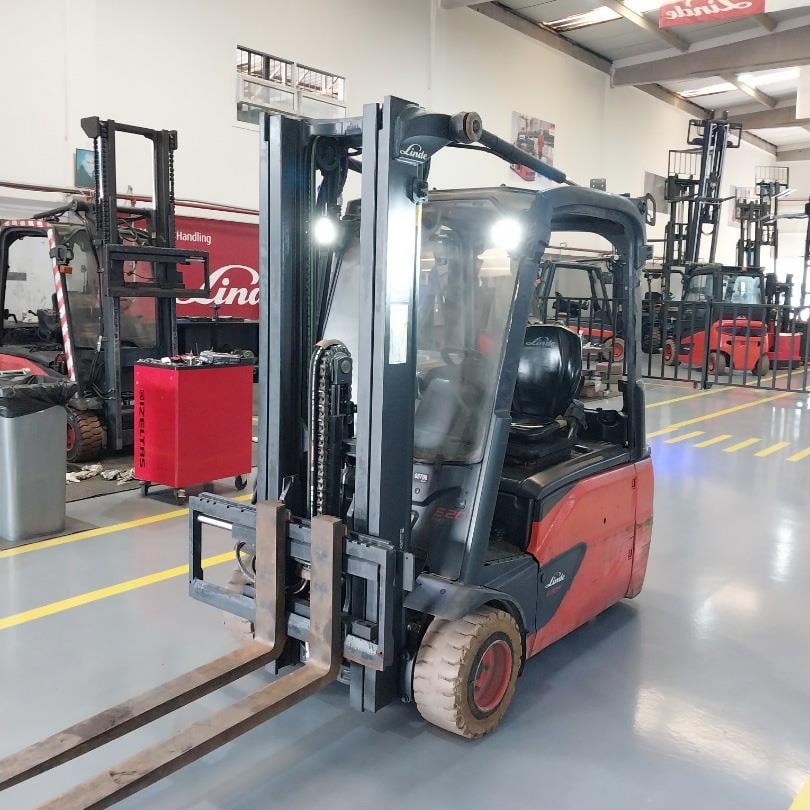 LINDE E20L-386 Elektrikli Forklift 2018 Model (F1.6708)