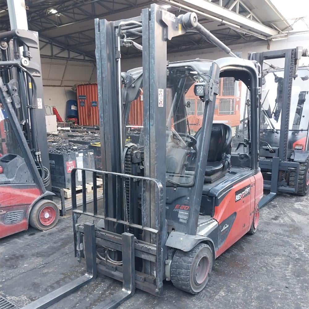 LINDE E20PL-386-02 Elektrikli Forklift 2018 Model (F1.6442)