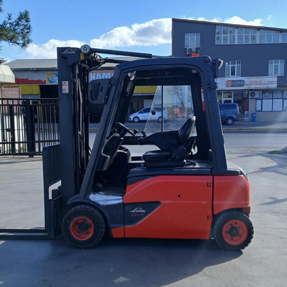 LINDE E20PL-386 Elektrikli Forklift 2016 Model (F1.5251)