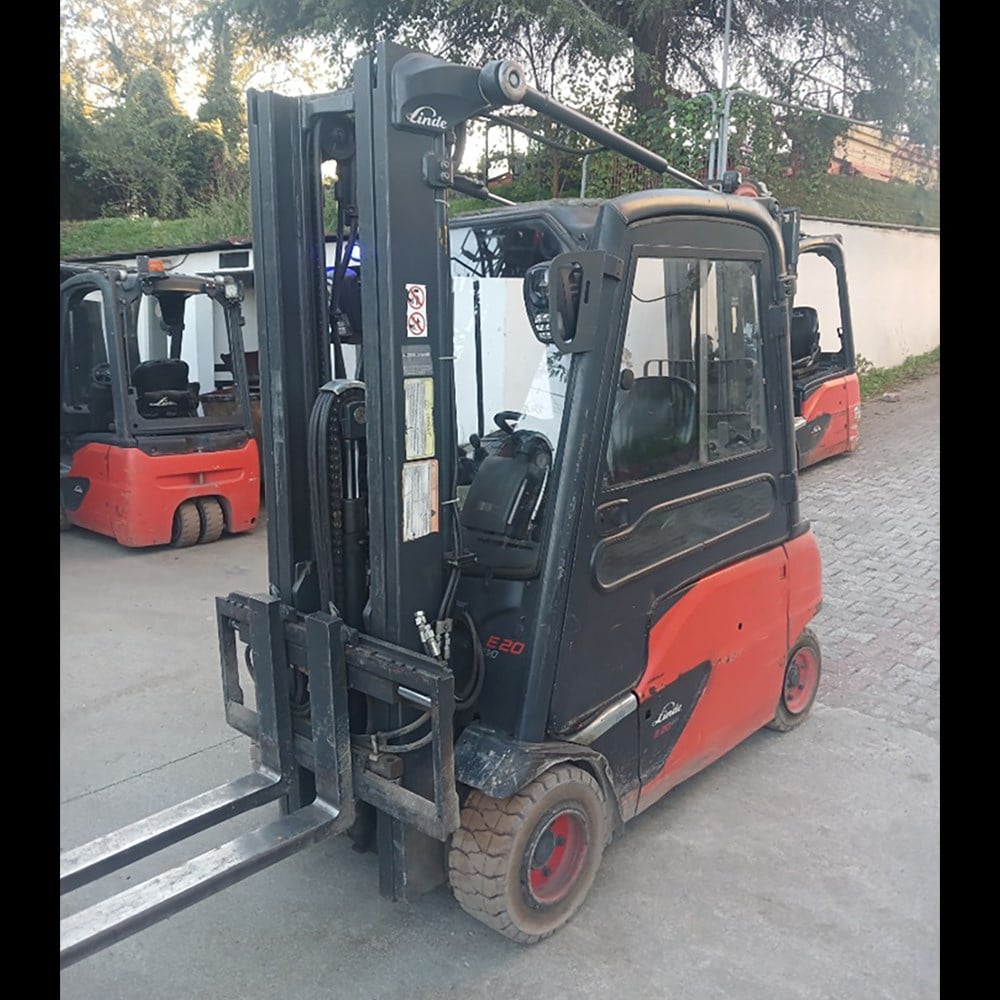 LINDE E20PL-386 Elektrikli Forklift (F1.6910)