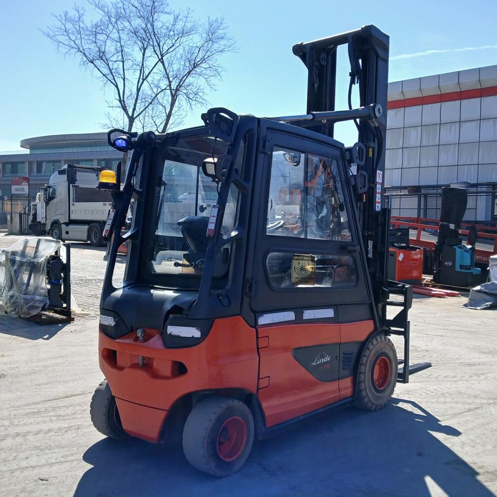LINDE E25-387 Elektrikli Forklift 2017 Model (F1.6064)