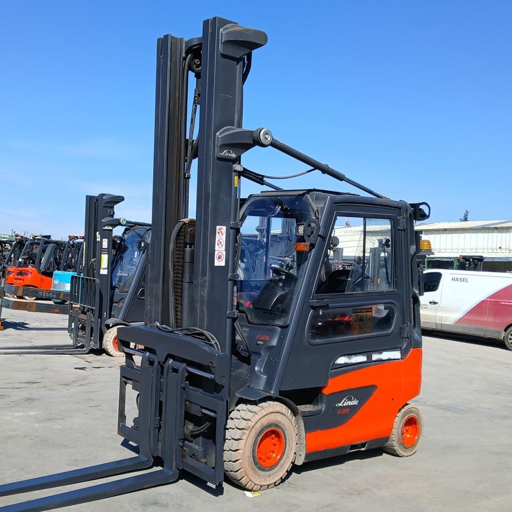 LINDE E25-387 Elektrikli Forklift 2017 Model (F1.6064)