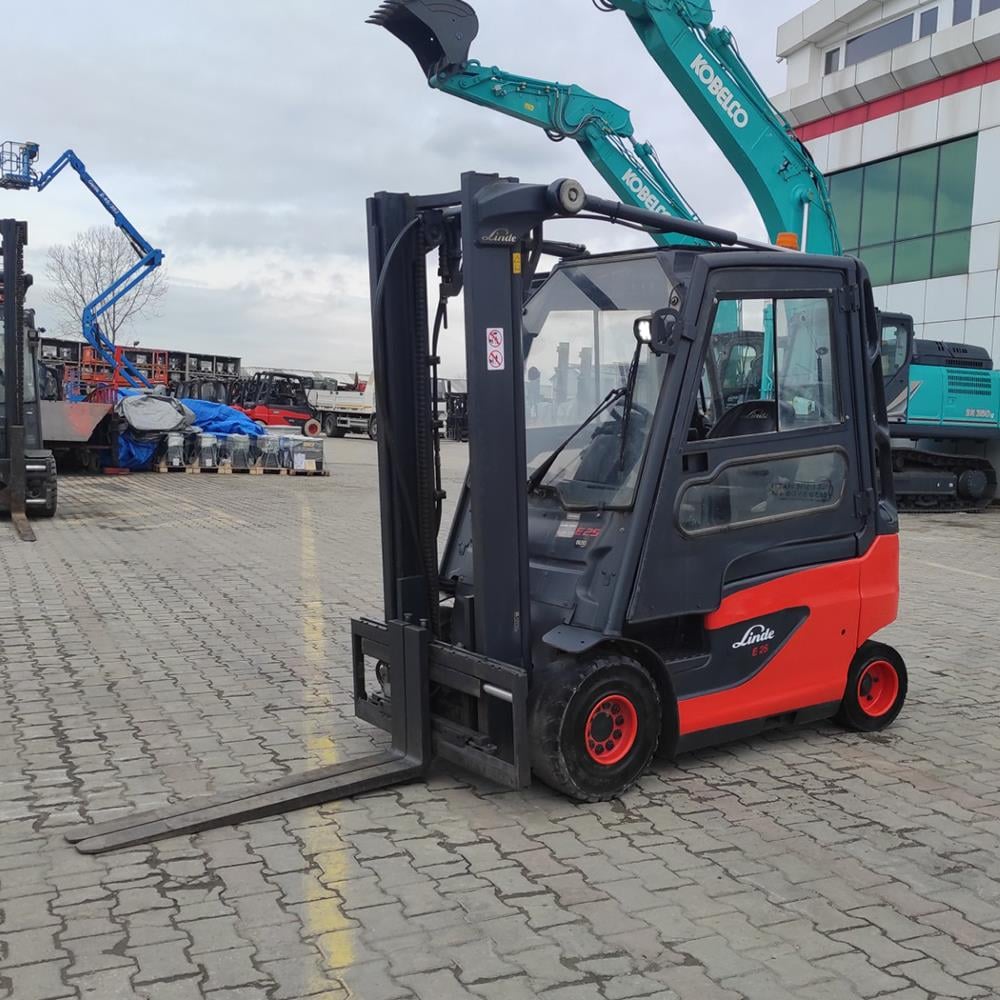 LINDE E25-387 Elektrikli Forklift 2018 Model (F1.6393) 