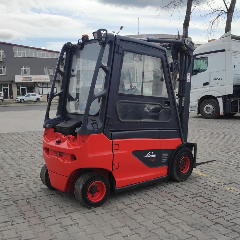 LINDE E25-387 Elektrikli Forklift 2018 Model (F1.6393) 