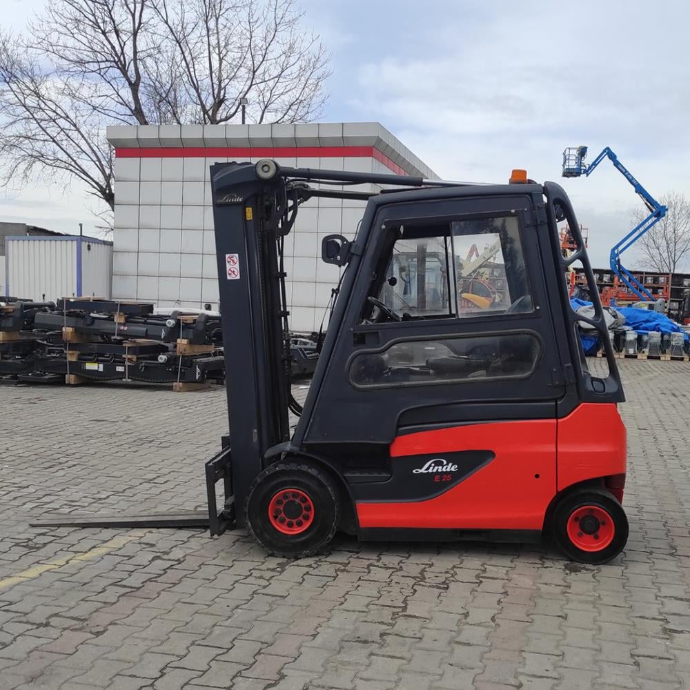 LINDE E25-387 Elektrikli Forklift 2018 Model (F1.6393) 