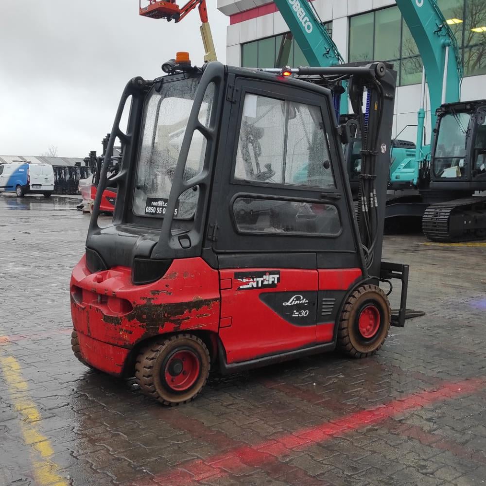 LINDE E30-387 Elektrikli Forklift 2014 Model (F1.3874) 