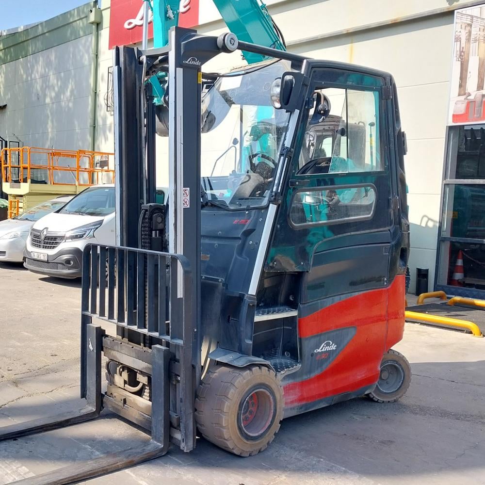 LINDE E30/600HL-387 Elektrikli Forklift 2016 Model (F1.4971)