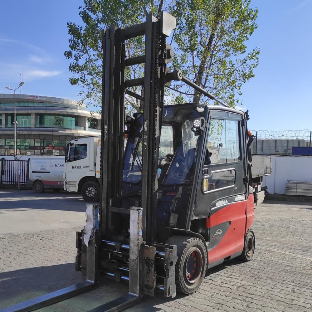 LINDE E35L-387 Elektrikli Forklift 2017 Model (F1.6069)